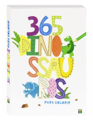 Livro 365 Dinossauros Para Colorir Todolivro