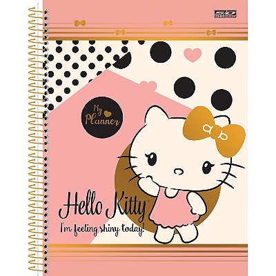 Agenda Planner Permanente Hello Kitty Espiral São Domingos