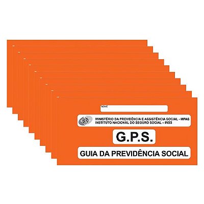Kit C/10 Gps Carnê 2 Vias Tamoio 1048