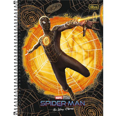Caderno Universitário Spider-man No way home 1 Matéria Tilibra