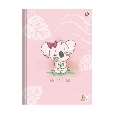 Caderno Brochura Capa Dura 1/4 So Cute SD