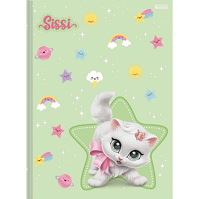 Caderno Capa Dura Brochurão Sissi 80fls SD