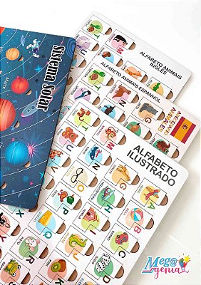 Kit Educativo Brinquedos E Jogos Pegagogicos Aprendendo Idiomas E Sistema Solar
