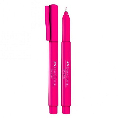 Caneta C/ Ponta Porosa 0.4 Fine Pen Rosa Faber