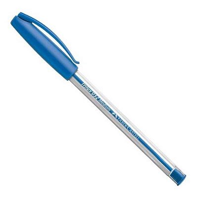 Caneta Faber Trilux 032 Média Colors Azul Claro 032/AC