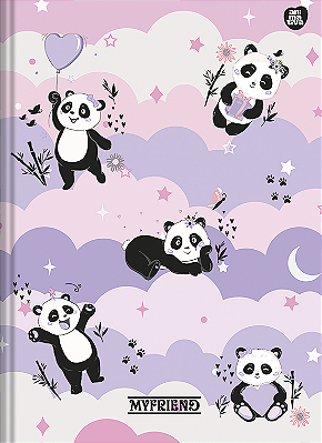Caderno Capa Dura Brochurão My Friend 80fls SD