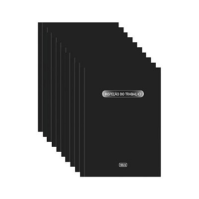 Kit C/10 Livros Inspeção Do Trabalho 50f Tilibra 123536