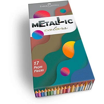 Kit Metallic Colors C/17 Peças Kit/Metal Faber