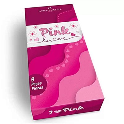 Kit Pink Lover C/9 Peças Kit/Pinkl Faber