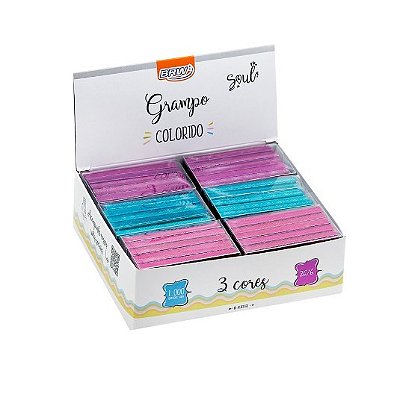 Grampo 26/6 C/1000 Brw Colorido