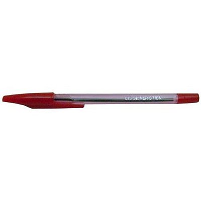 Caneta Cis Silver Stick Vermelha
