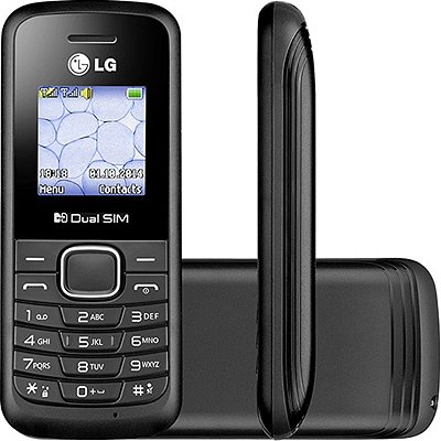Telefone Celular Lg B220 2chip Preto