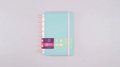 Agenda Inteligente A5 Azul Pastel Cia52137