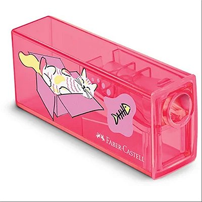 Apontador C/ Deposito Pets Cores Faber 125PETZF