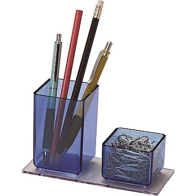 Porta Lapis/Clips 939 Azul Acrimet