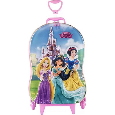 Mochila C/ Carrinho Princesas Castelo 3855nm23 Diplomata