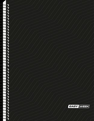 Agenda Easy Week anual Semanas + horarios Espiral 10116