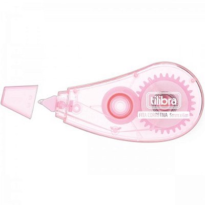 Corretivo Em Fita 5mmx6m Rosa Tilibra 282936
