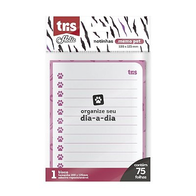 Bloco Adesivo 125x100 75f Holic Tris