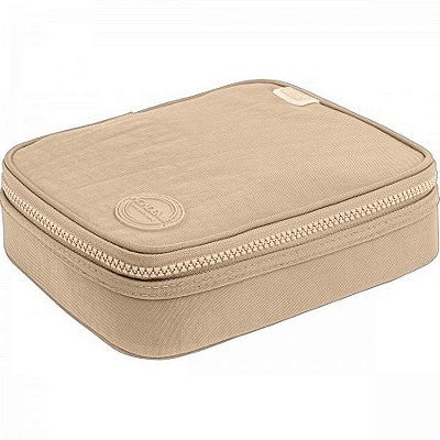 Estojo Box Academie Metalizado Dourado 348465 Tilibra