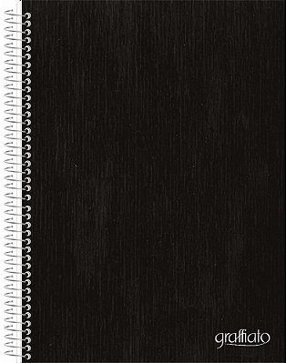 Cad Cd 1x1 Graffiato Preto 120fls Sd 10571