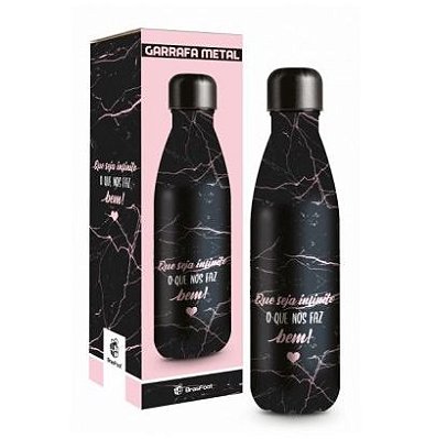 Garrafa Termica Metal Neo 500ml Que Seja Infinito 12370 Brasfoot