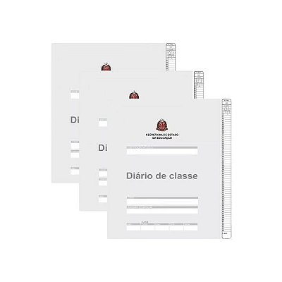 Kit C/3 Diario De Classe Bimestral Sao Paulo 1732 Tamoio