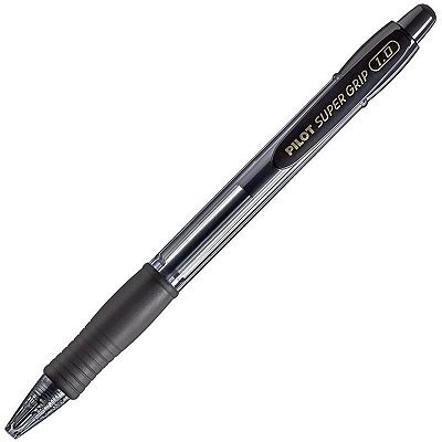 Caneta Bpgp-10r Super Grip 1.0 Pilot Preta