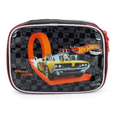 Estojo Box Hot Wheels Preto Ei39994hw Luxcel