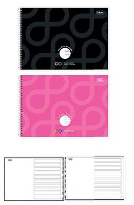 Caderno Espiral Capa Dura 1/4 Minnie 80 Folhas Tilibra