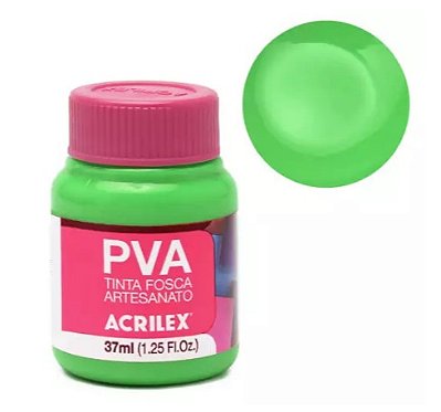 Tinta Pva 37ml Verde Folha 510 Acrilex
