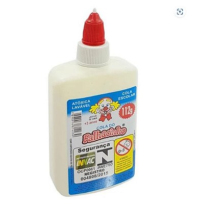 Cola Branca Palhacinho 112g Sm