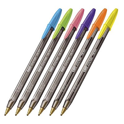 Caneta Bic Cristal Intenso 1.6 Fashion C/6 930187
