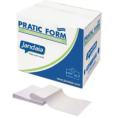 Formulario Razao 80col 2vias 3000jg Jandaia 7608