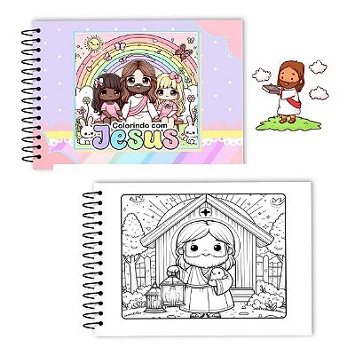 Cad Colorindo com Jesus 14x21m A5 180g