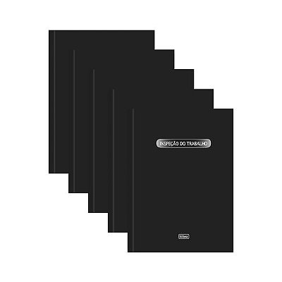 Kit C/5 Livros Inspeção Do Trabalho 50f Tilibra 123536