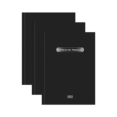 Kit C/3 Livros Inspeção Do Trabalho 50f Tilibra 123536