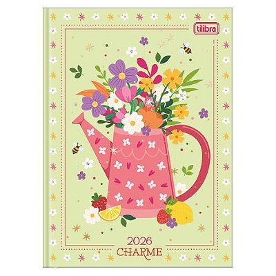 Agenda Charme Organização M4 Costurada 120383 Tilibra