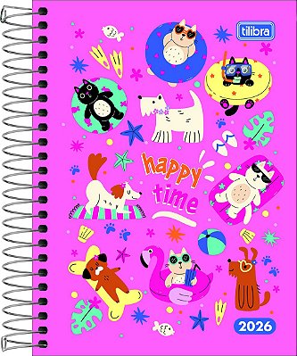 Agenda D+ Espiral Feminina M4 Tilibra 144843