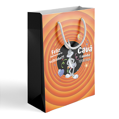 Sacola Lembrancinha 15X21,5X6 Personalizada Com Seu Tema - SL4