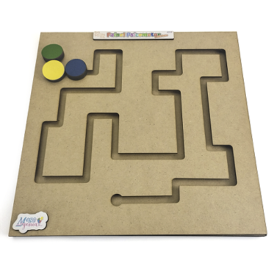 Brinquedo Educativo Madeira Coordenação Motora Labirinto