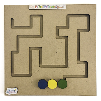 Brinquedo Educativo Madeira Coordenação Motora Labirinto