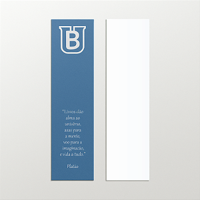 Marcador de Página Personalizado impressão Color 4x0 Papel OffSet Fosco 240g