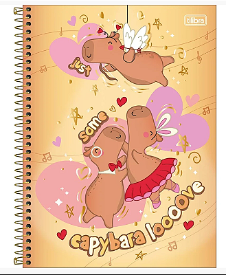 Caderno Capa Dura 1x1 Capyclub 80fls Tilibra 359203