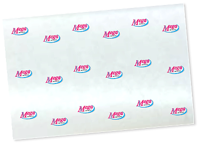 Papel de Seda Personalizado 40x60cm com seu Logo para Lojas e Embalagens Impressão Colorida