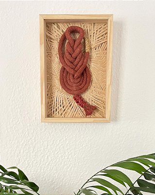 Escultura Raymi | em Moldura Caixa 22 cm x 32 cm