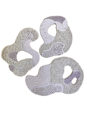 Trio de Esculturas Blooming Organic