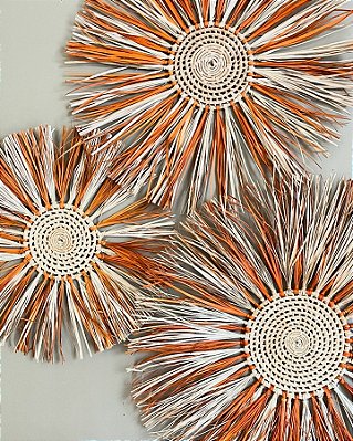Mandala de Palha Mandarina