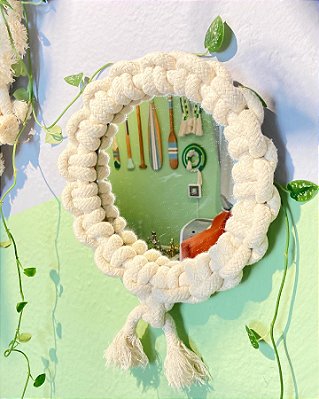 Espelho Begônia | 28 cm