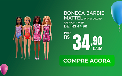 Boneca Mattel Barbie Praia ou Fashion